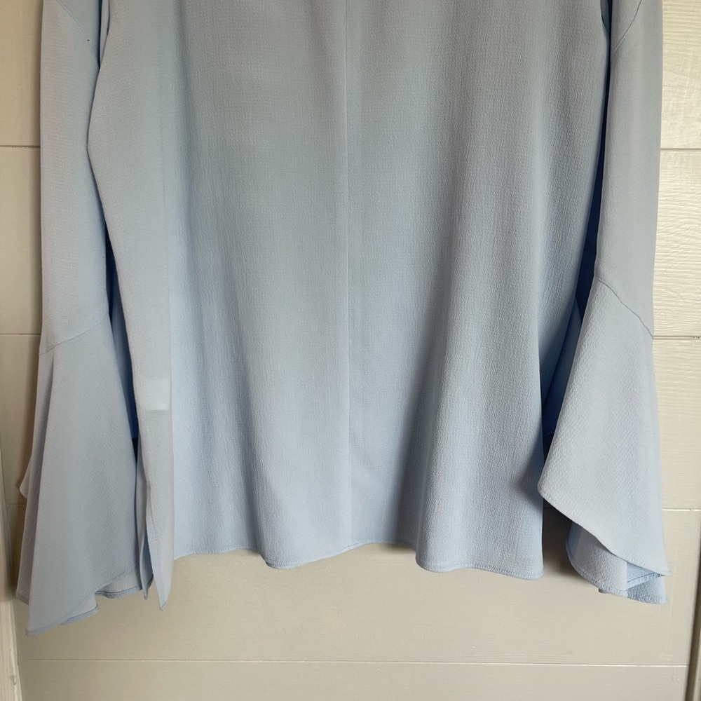 Vince Camuto | Semi Sheer Long Sleeve Blouse Size Small - Picture 8 of 12